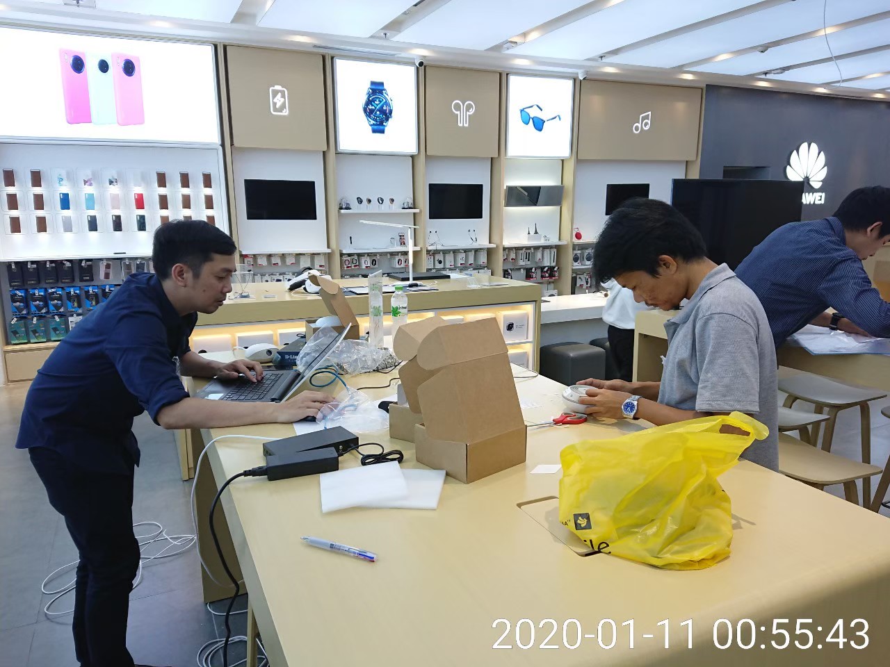 ระบบนับคน ด้วยกล้อง AI